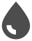 a grey drop icon